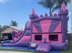 3D99F3C8 D5D6 4FF0 BD36 B82BC99BCAAE 1686678485 Mega Pink Castle Dual Lane Bounce & Slide