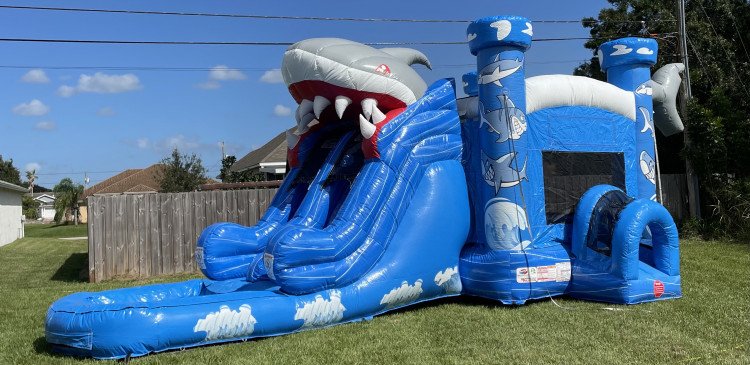 Shark attack dual lane bounce & Slide