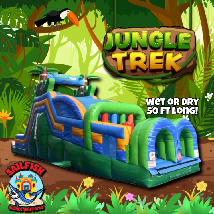 50’  Jungle Trek (wet or dry)