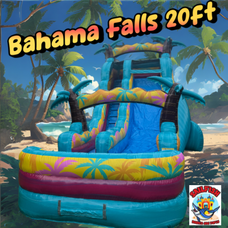 20ft Bahama Falls Wide Lane Deep Pool