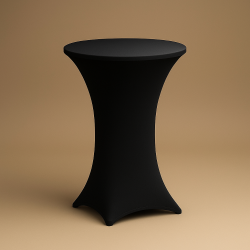 Cocktail Table Linen (Black Spandex)