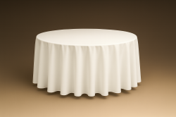 60” Round Table Linen (white) 60” Round Table Linen (white)