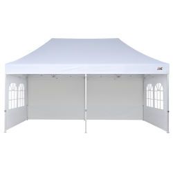 10x20 White Canopy Tent w/ Sidewalls