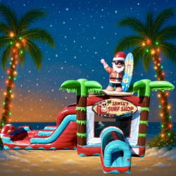 Santa’s Surf Tropical Dual Lane Bounce & Slide