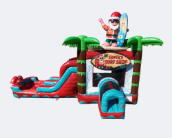 Santa Surfer Dual Lane Bounce & Slide