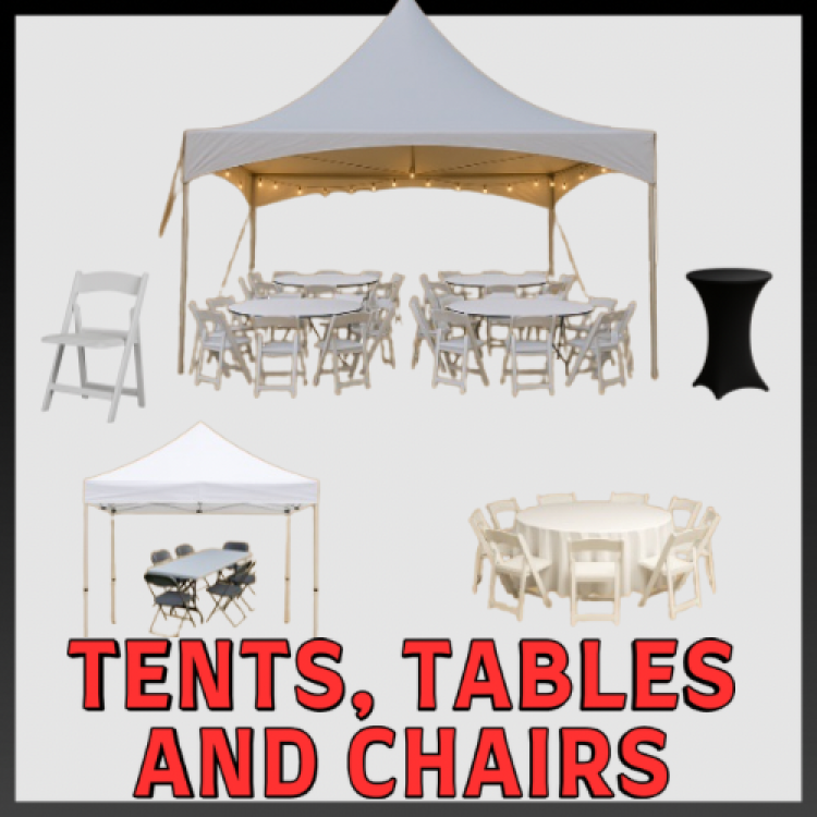 Tents, Tables and Chairs