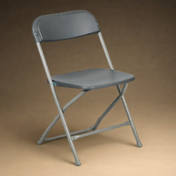 Gray Value Folding Chairs