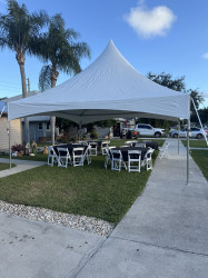 20x20 High Peak Tent Package