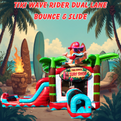 Tiki Wave Rider XL Dual Lane Bounce & Slide