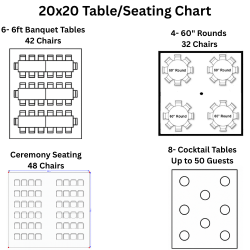 20 x 20 High Peak Tent