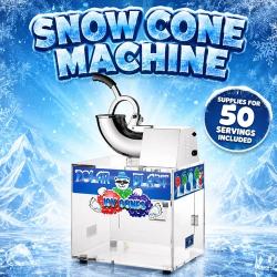 Snow-Cone Machine - 50 Servings Included